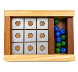 Jogo da Velha Madeira Luxo – Fino Acabamento Artesanal